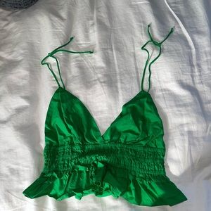 Sim and Sam Green Tanktop